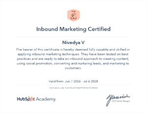 inbound marketing certification